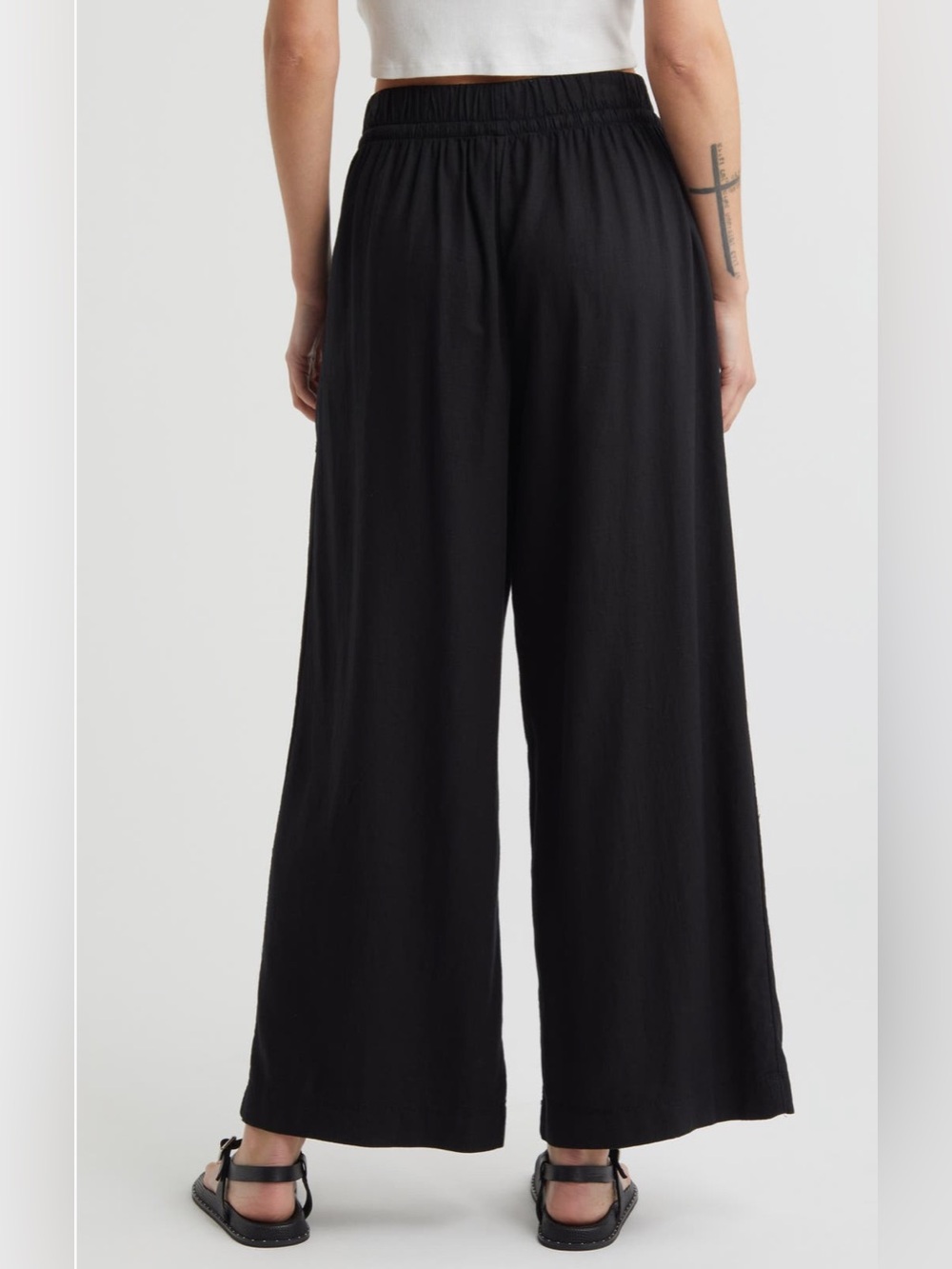 NEW…Treasure & Bond Linen Blend Drawstring Pants - Picture 2 of 5